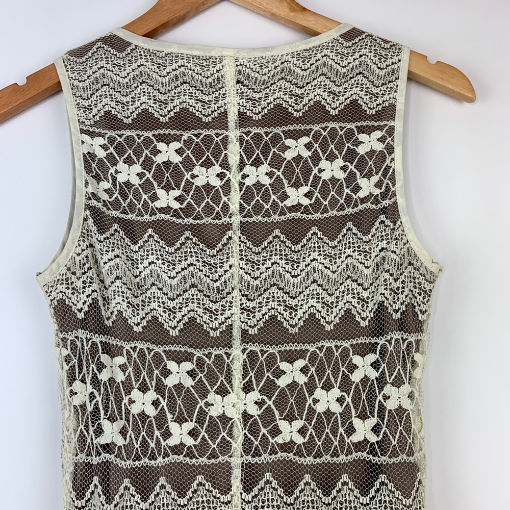 Anthropologie Areve Crochet Knit Dress Size Small - Picture 6 of 8